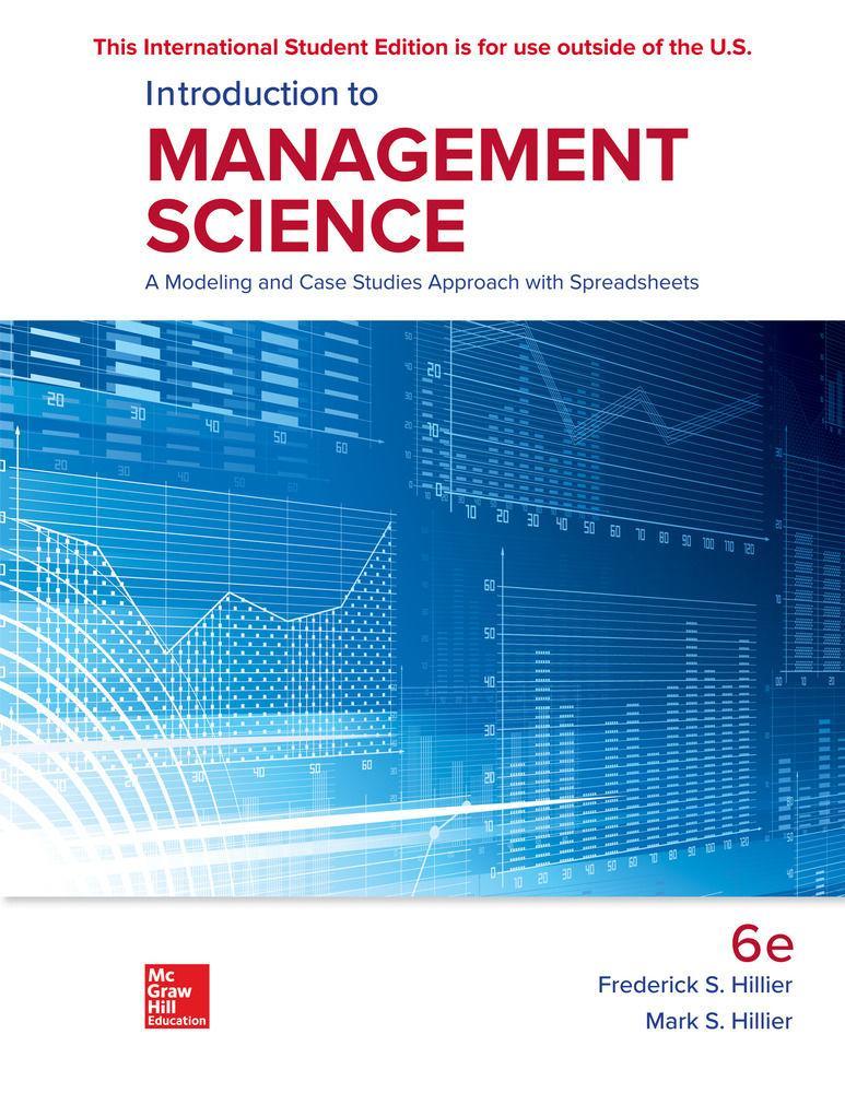 ISE Introduction to Management Science