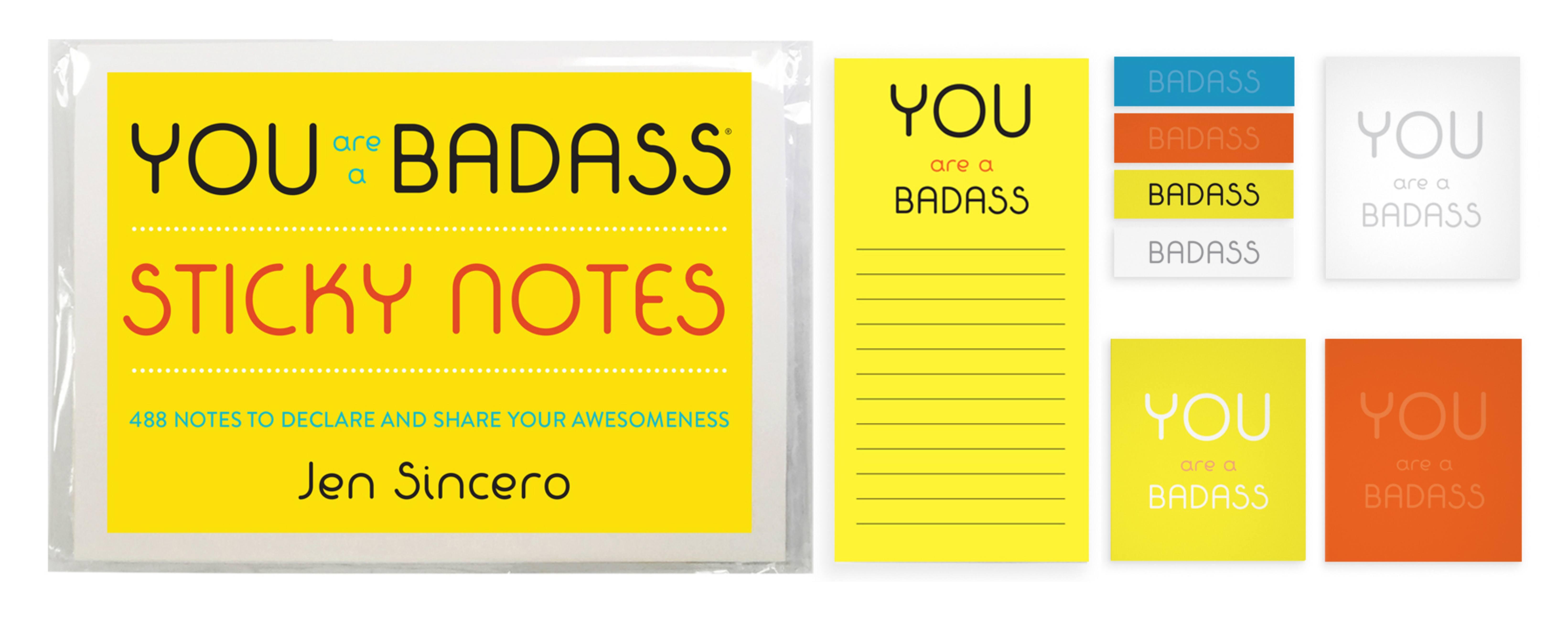 You Are a Badass(r) Sticky Notes