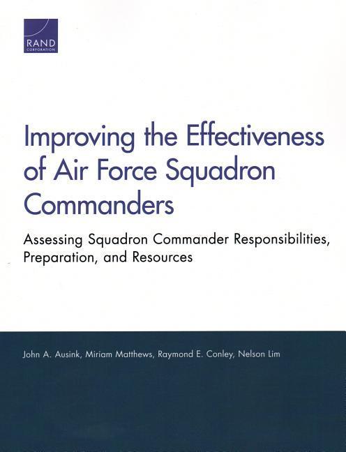 Improving the Effectiveness of Air Force Squadron Commanders