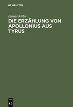 Die Erzählung von Apollonius aus Tyrus