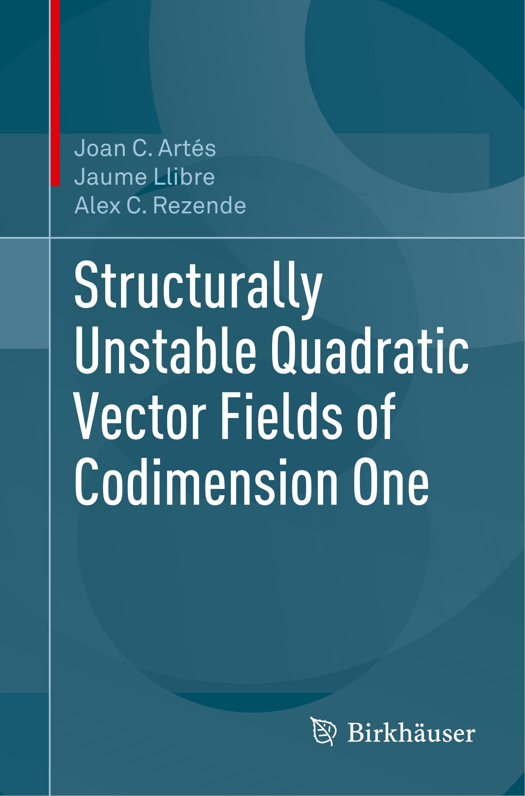 Structurally Unstable Quadratic Vector Fields of Codimension One