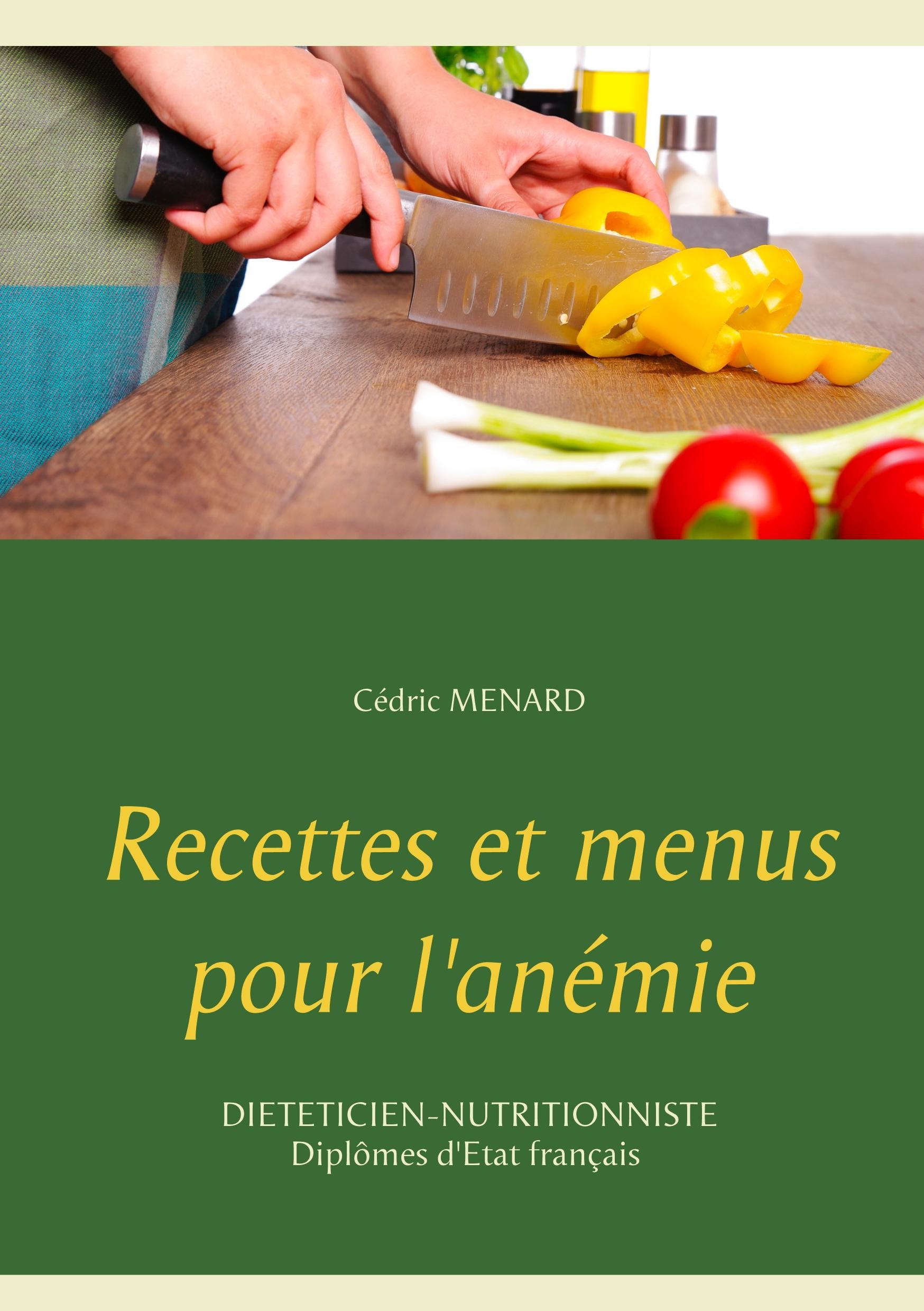 Recettes et menus pour l'anémie