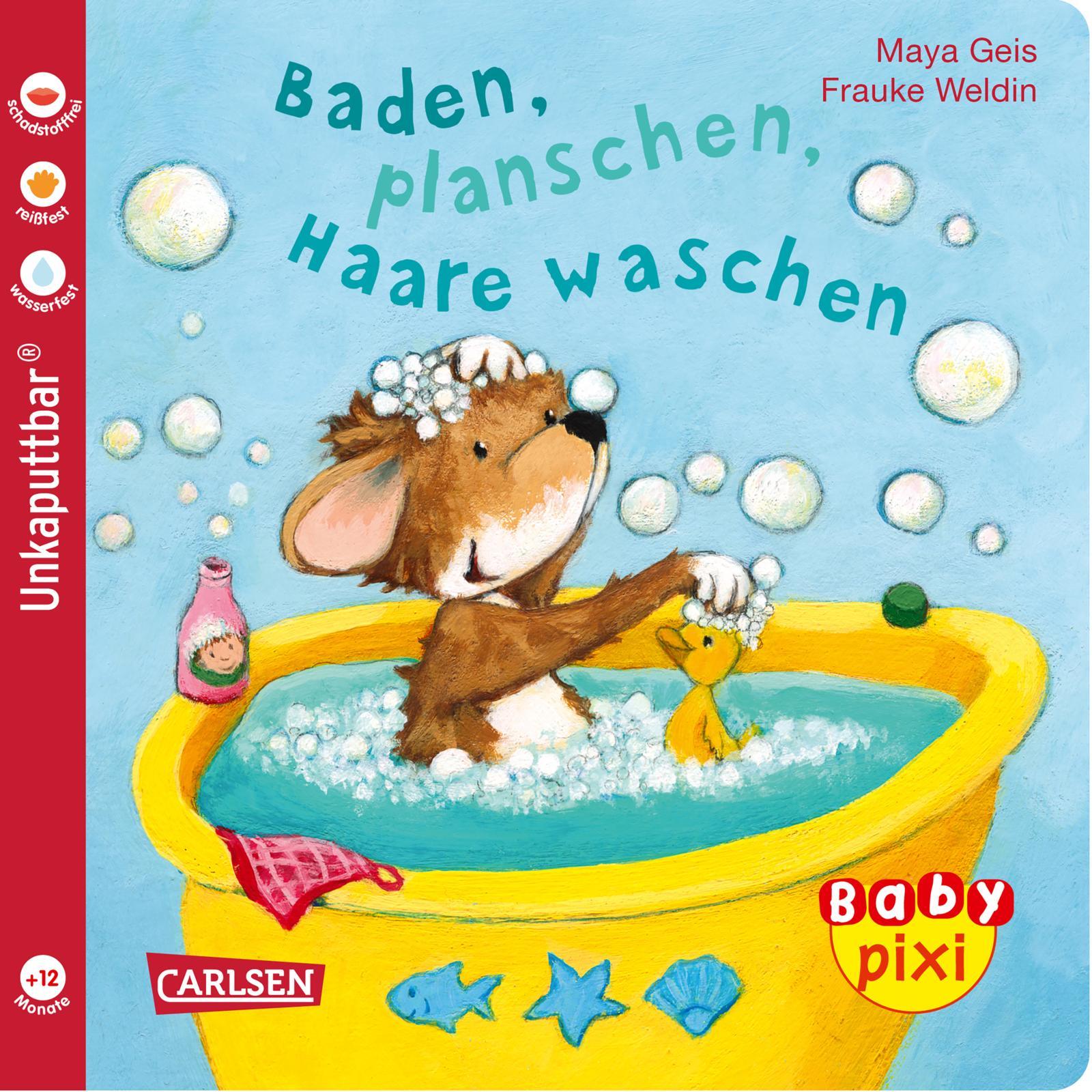 Baby Pixi (unkaputtbar) 62: VE 5 Baden, planschen, Haare waschen (5 Exemplare)