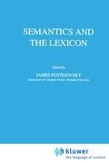 Semantics and the Lexicon