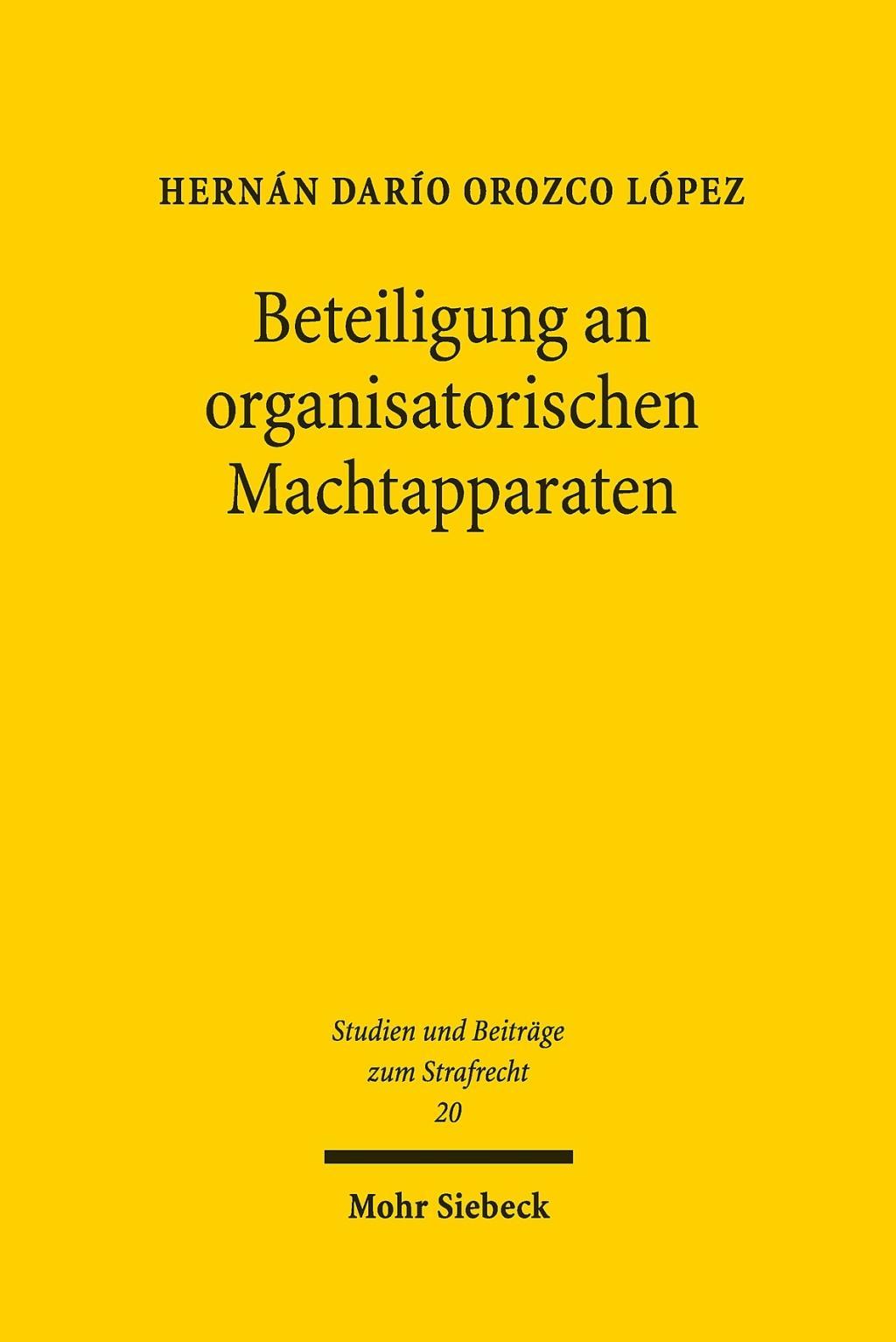 Beteiligung an organisatorischen Machtapparaten