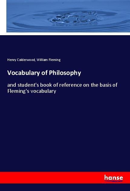 Vocabulary of Philosophy