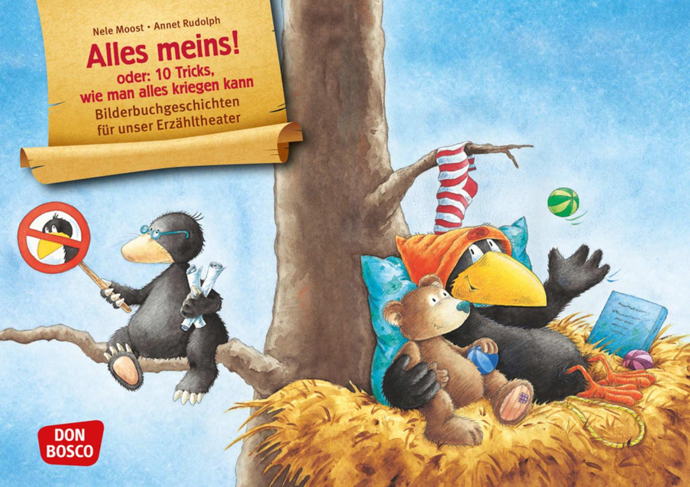 Der kleine Rabe Socke: Alles meins! Kamishibai Bildkartenset.