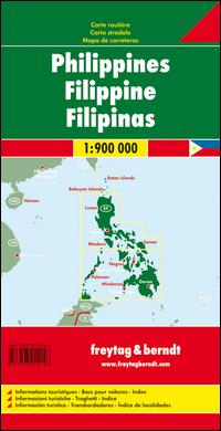 Philippinen, Autokarte 1:900.000