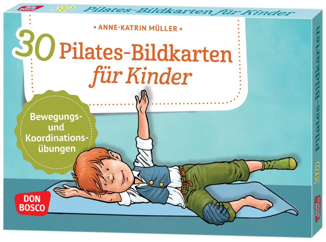 30 Pilates-Bildkarten für Kinder