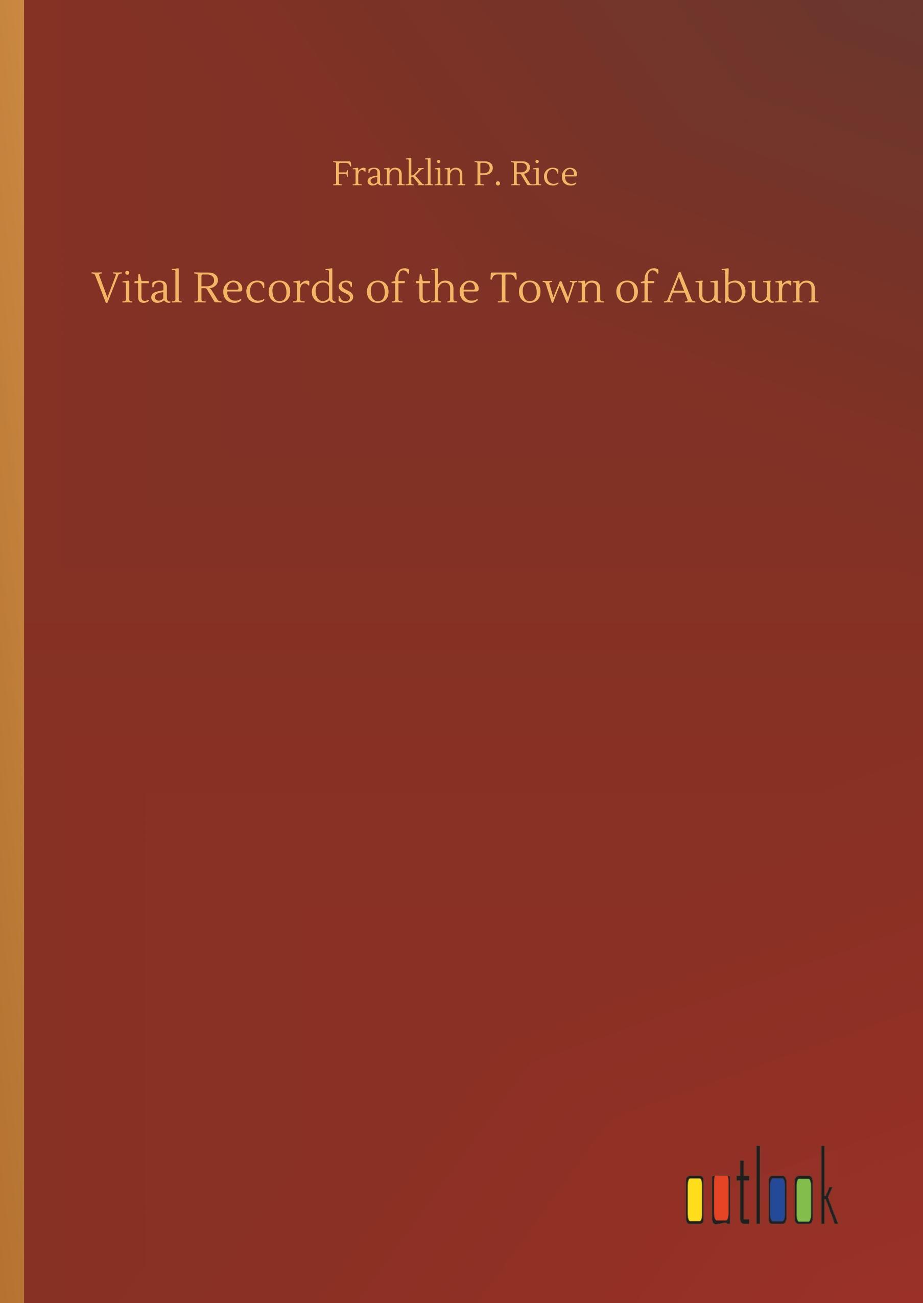 Vital Records of the Town of Auburn