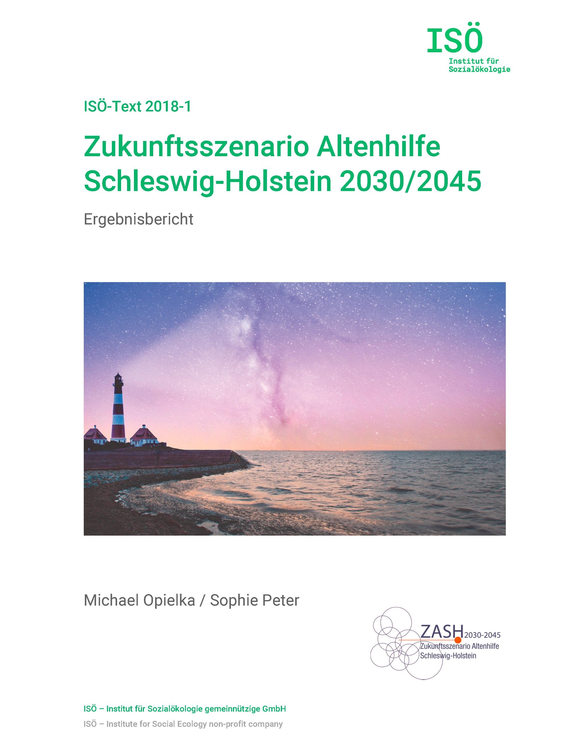 Zukunftsszenario Altenhilfe Schleswig-Holstein 2030/2045