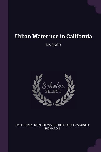 Urban Water use in California