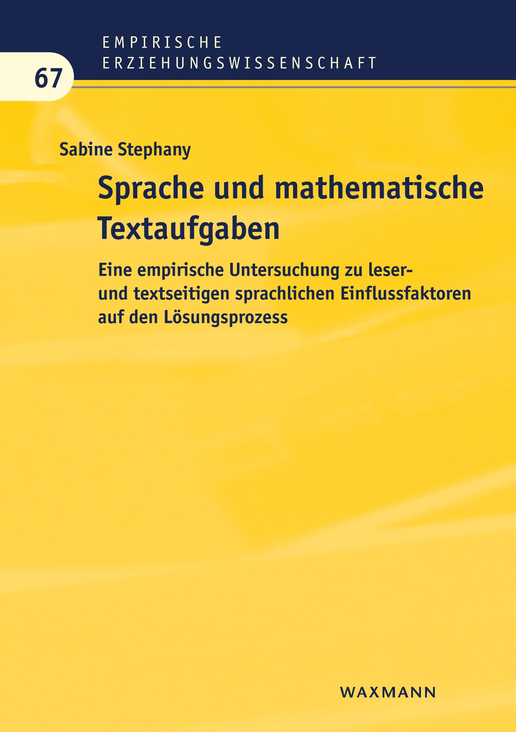 Sprache und mathematische Textaufgaben