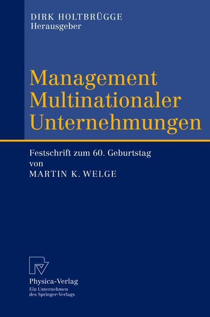 Management Multinationaler Unternehmungen