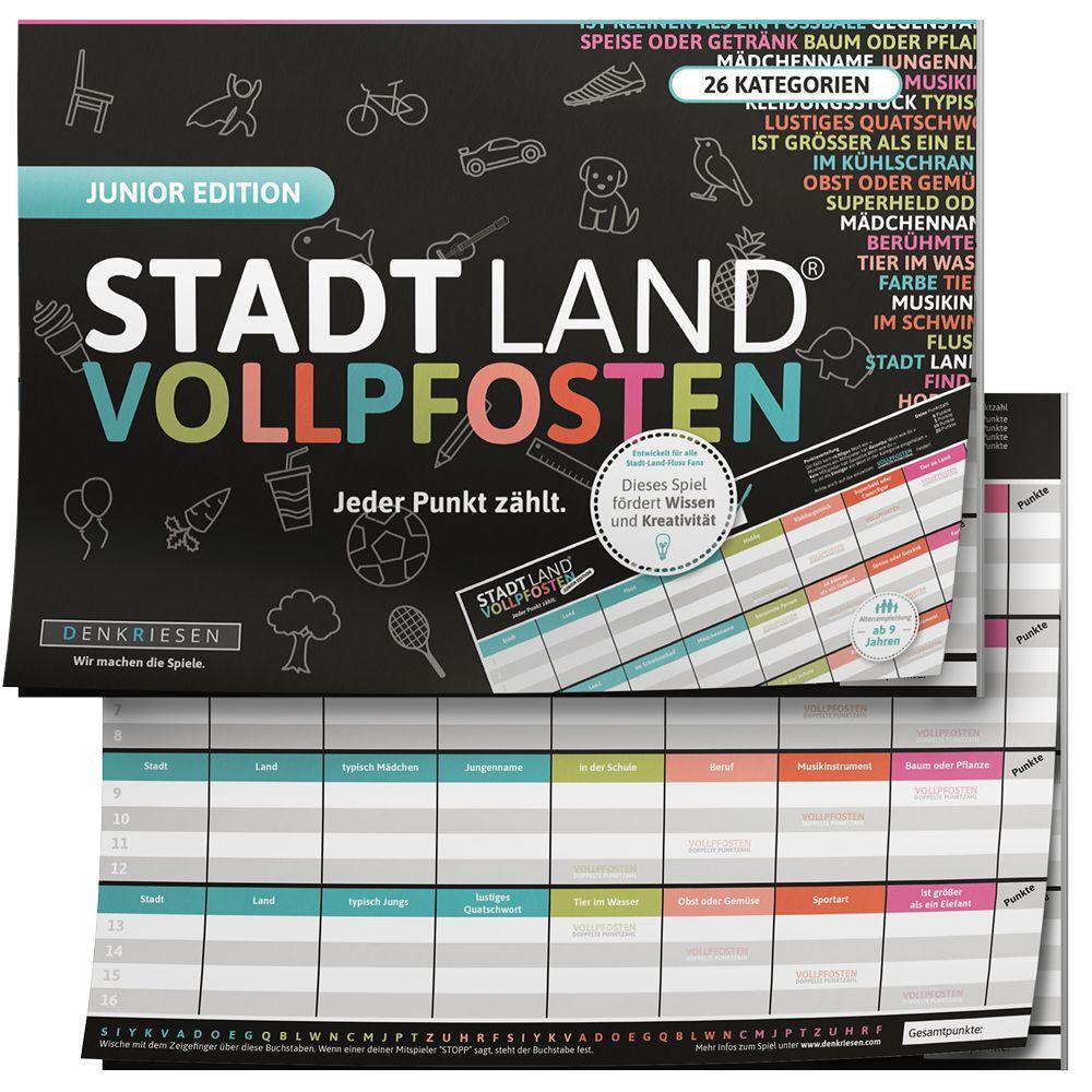 STADT LAND VOLLPFOSTEN® - JUNIOR EDITION - Für Kinder und Jugendliche