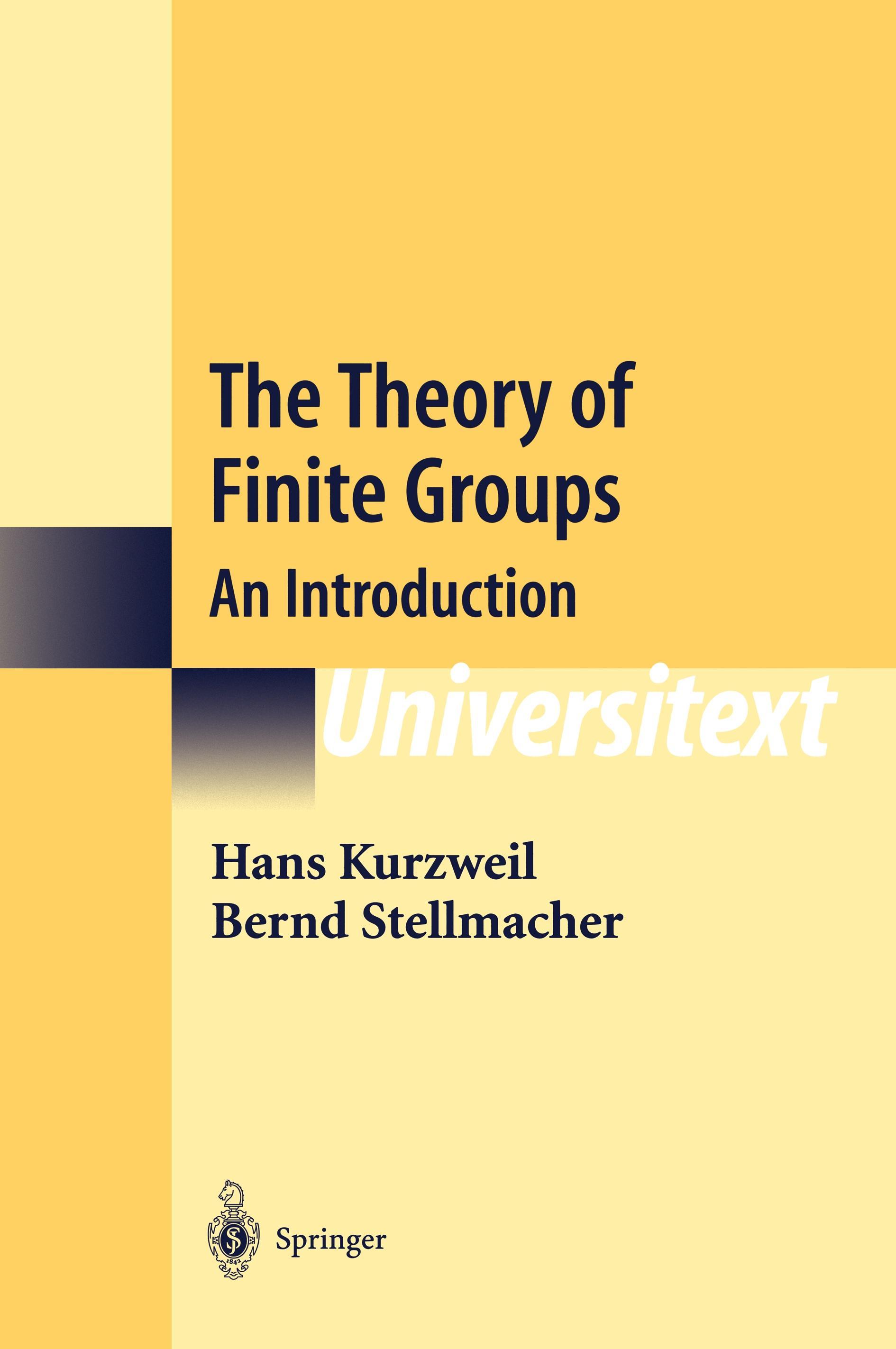 The Theory of Finite Groups