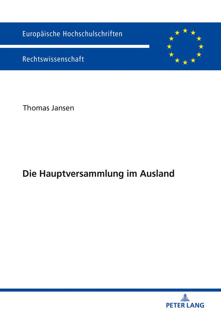 Die Hauptversammlung im Ausland