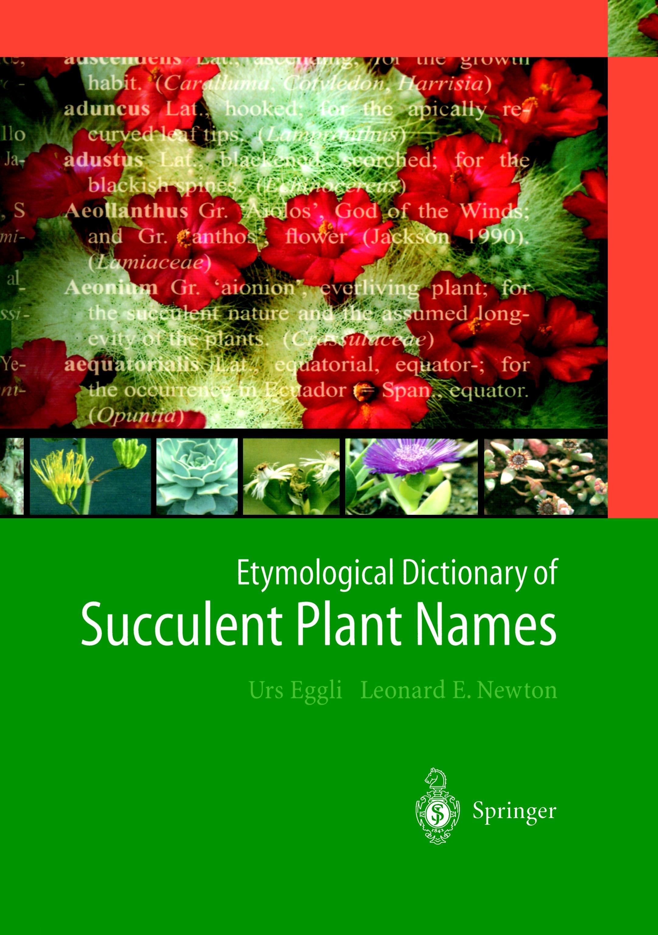 Etymological Dictionary of Succulent Plant Names