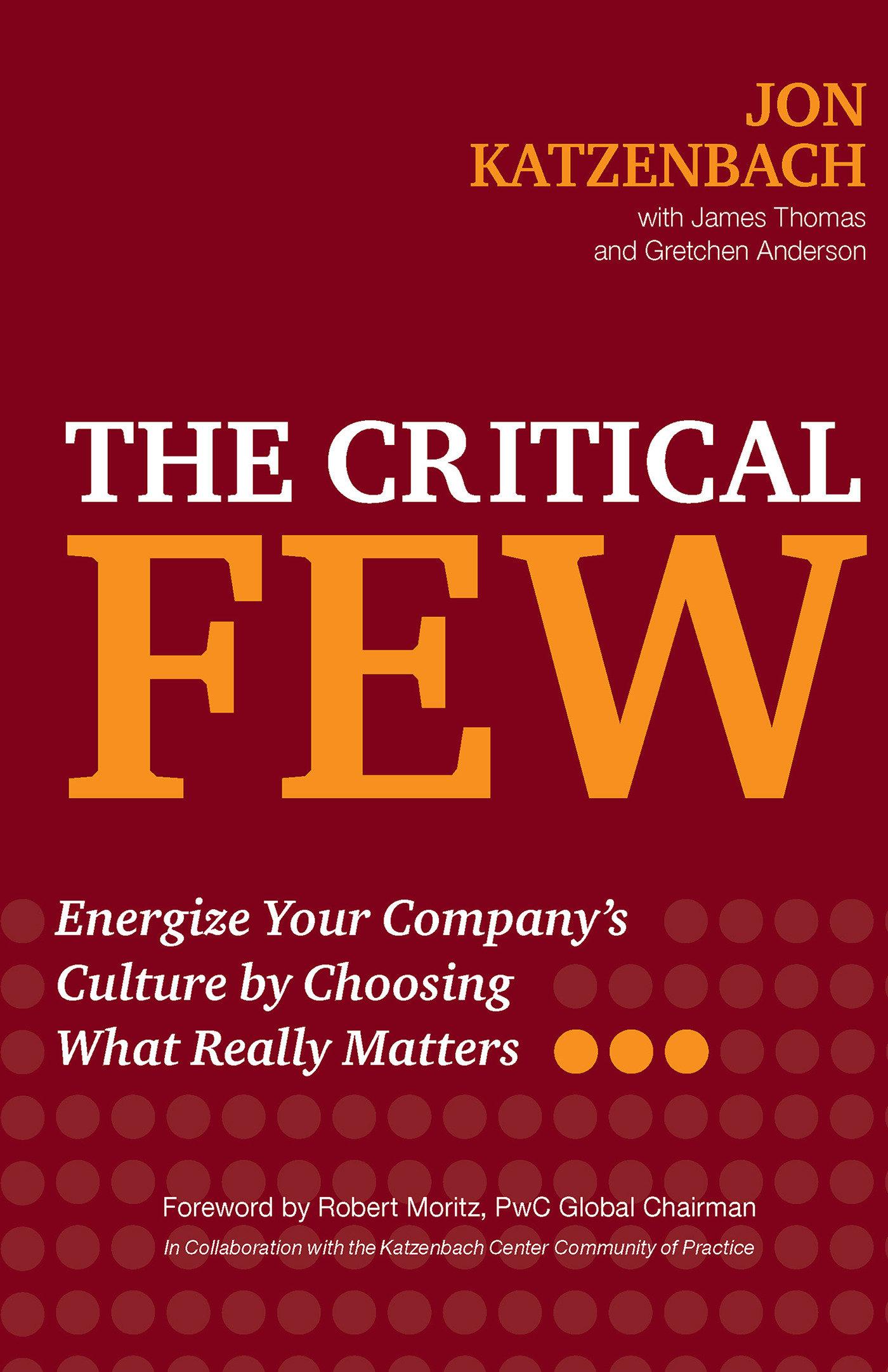 The Critical Few: Energize Your Company's Culture by Choosing What Really Matters