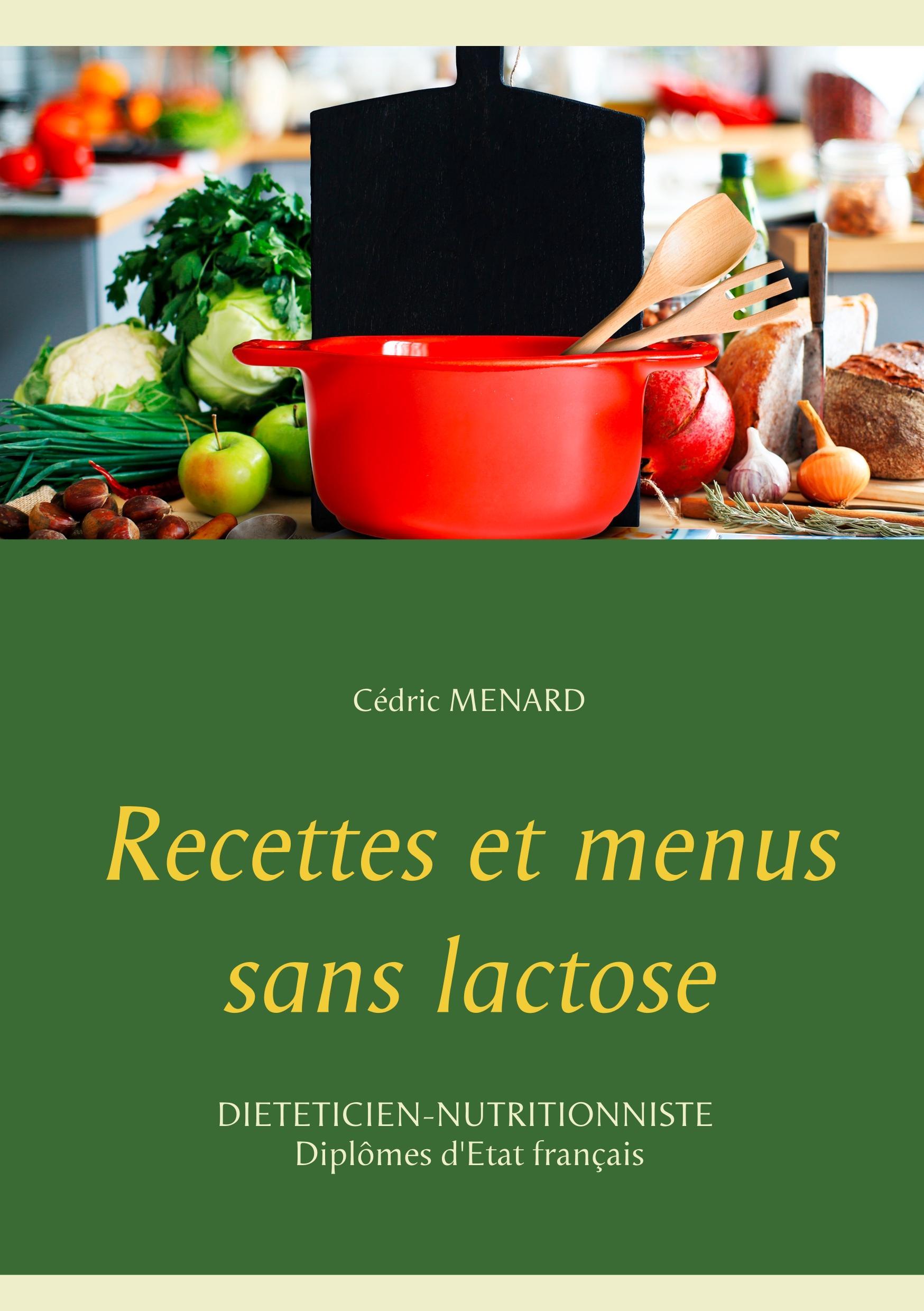 Recettes et menus sans lactose