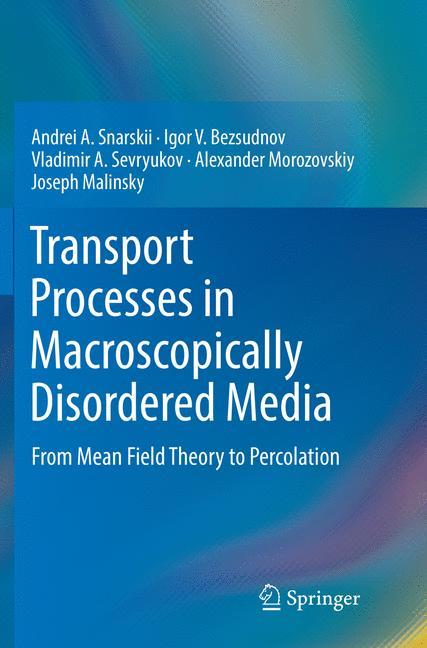 Transport Processes in Macroscopically Disordered Media