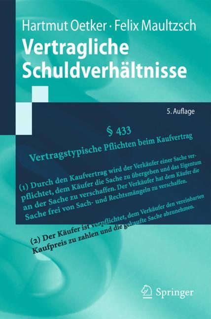 Vertragliche Schuldverhältnisse