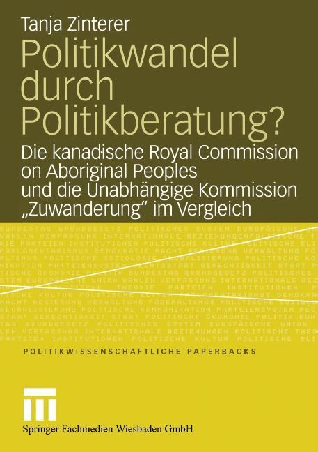 Politikwandel durch Politikberatung?