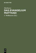 Das Evangelium Matthaei