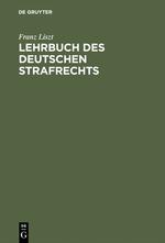 Lehrbuch des deutschen Strafrechts