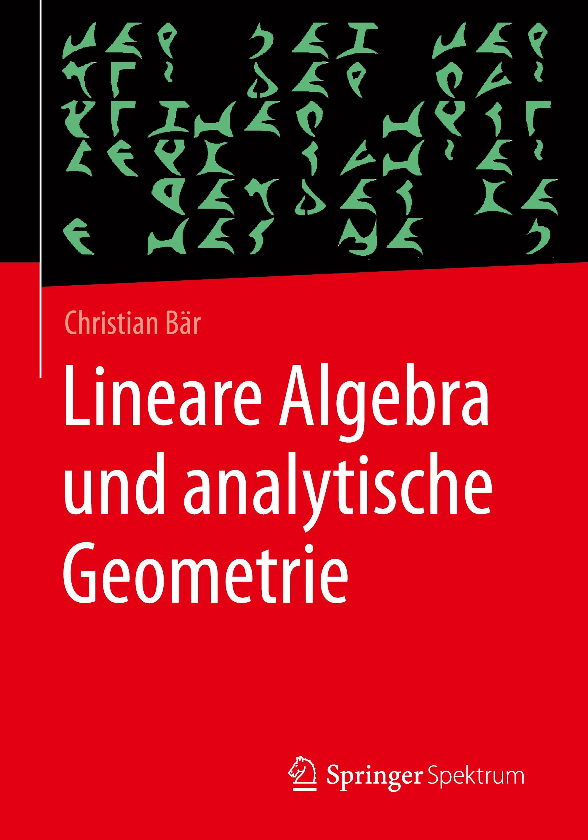 Lineare Algebra und analytische Geometrie