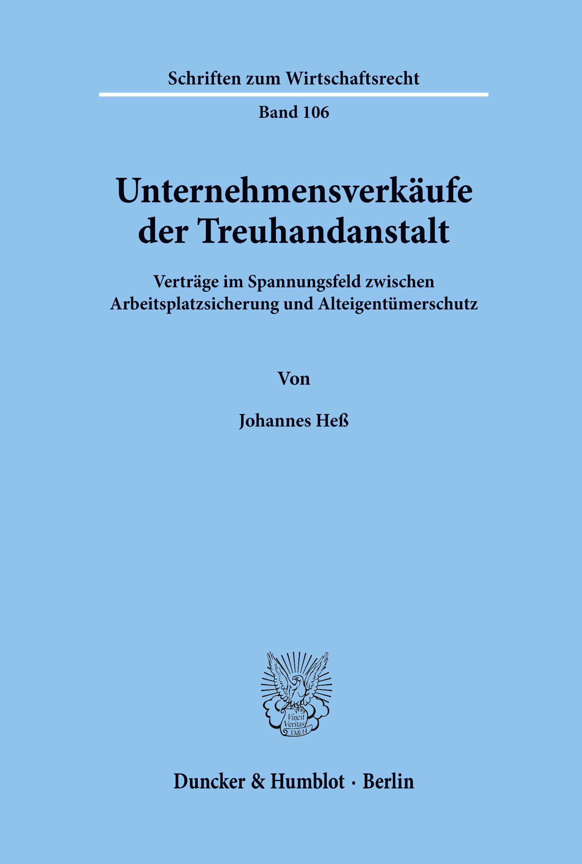 Unternehmensverkäufe der Treuhandanstalt.