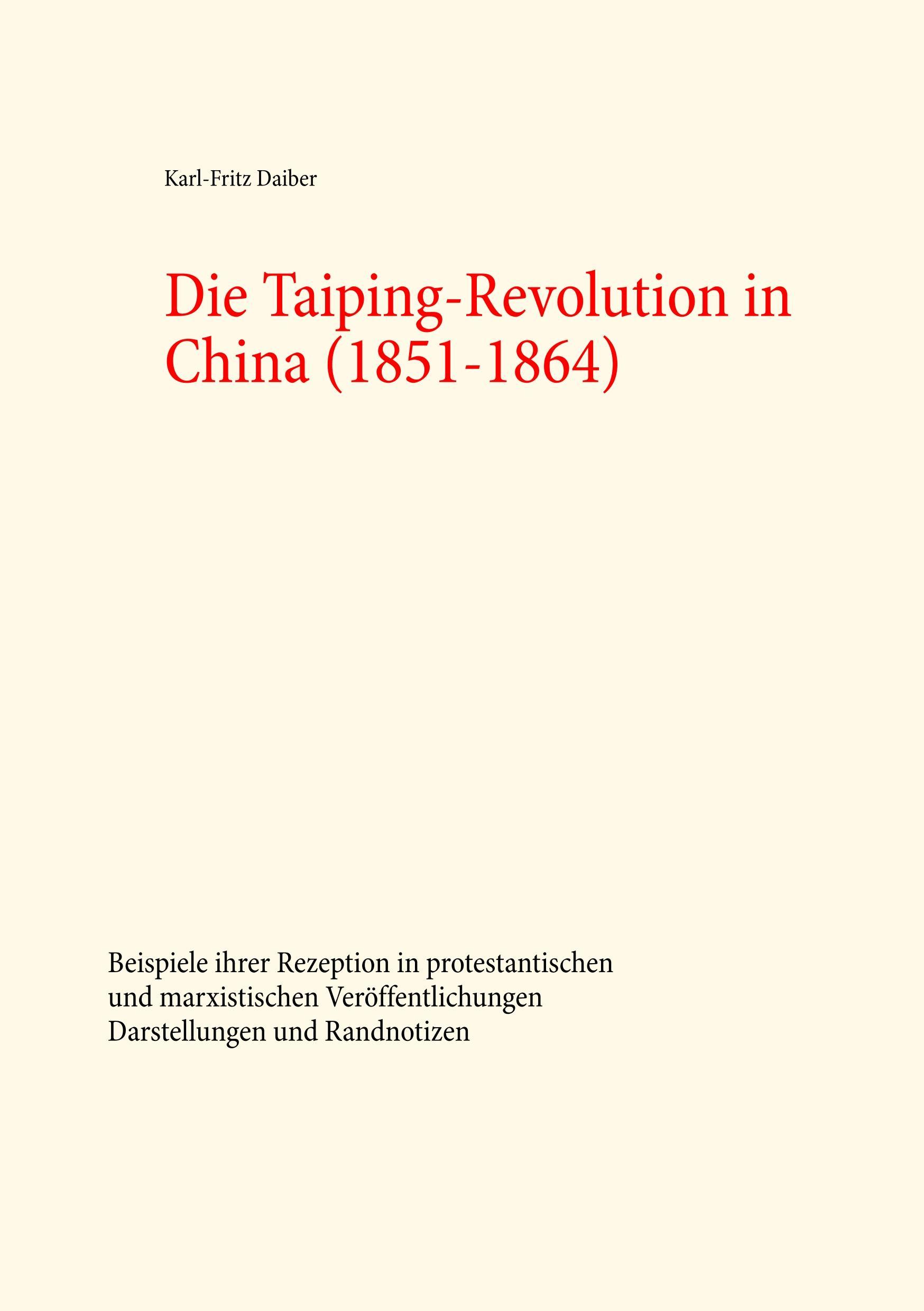 Die Taiping-Revolution in China (1851-1864)