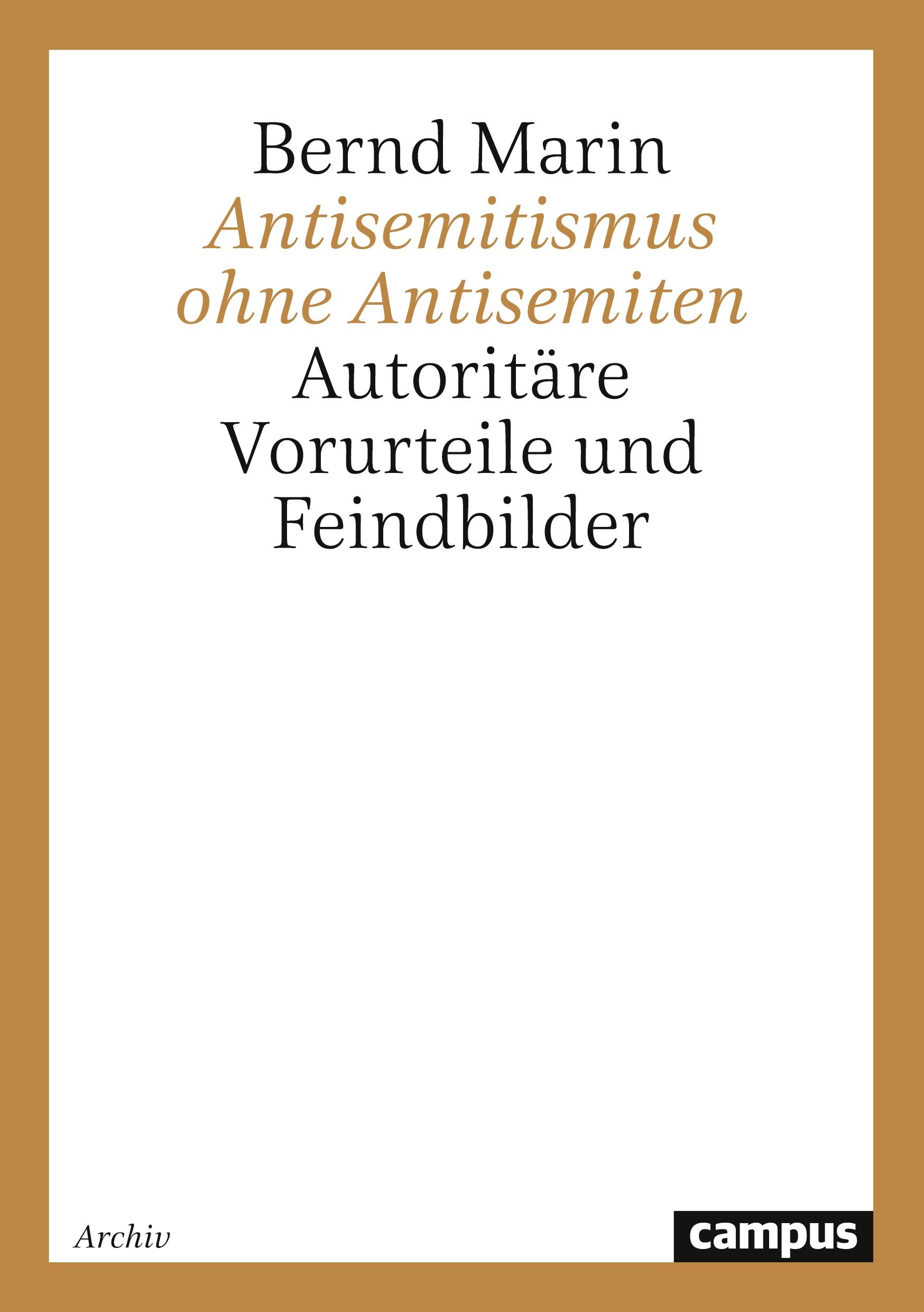 Antisemitismus ohne Antisemiten