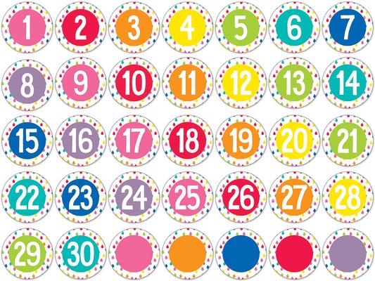 Hello Sunshine Student Numbers Mini Cutouts