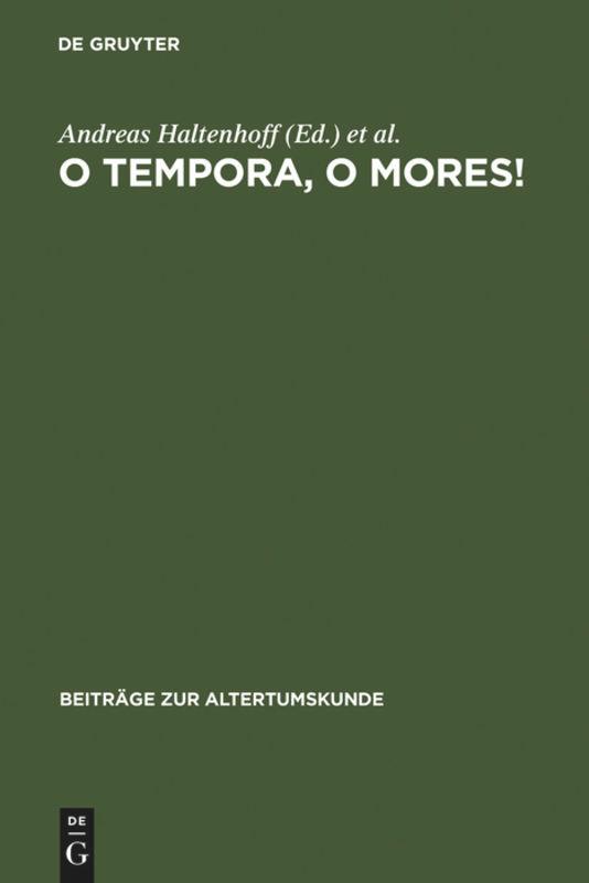 O tempora, o mores!