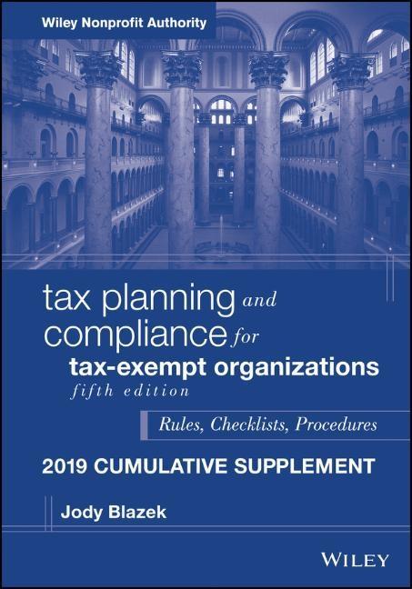 Tax Planning and Compliance for Tax-Exempt Organizations