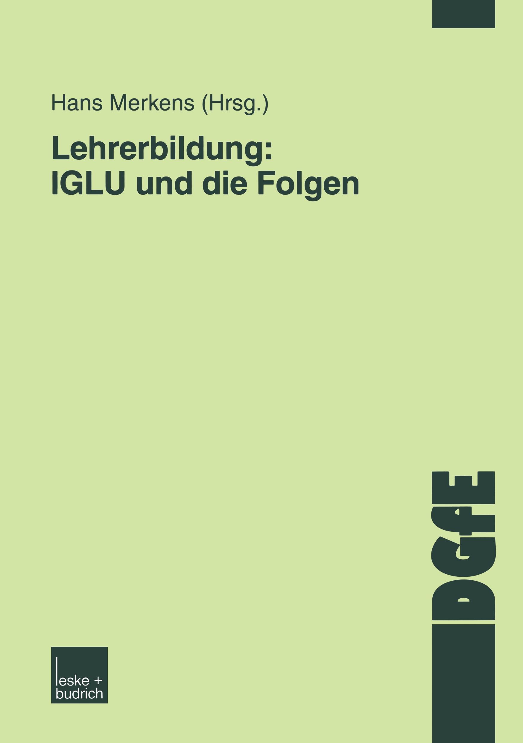 Lehrerbildung: IGLU und die Folgen