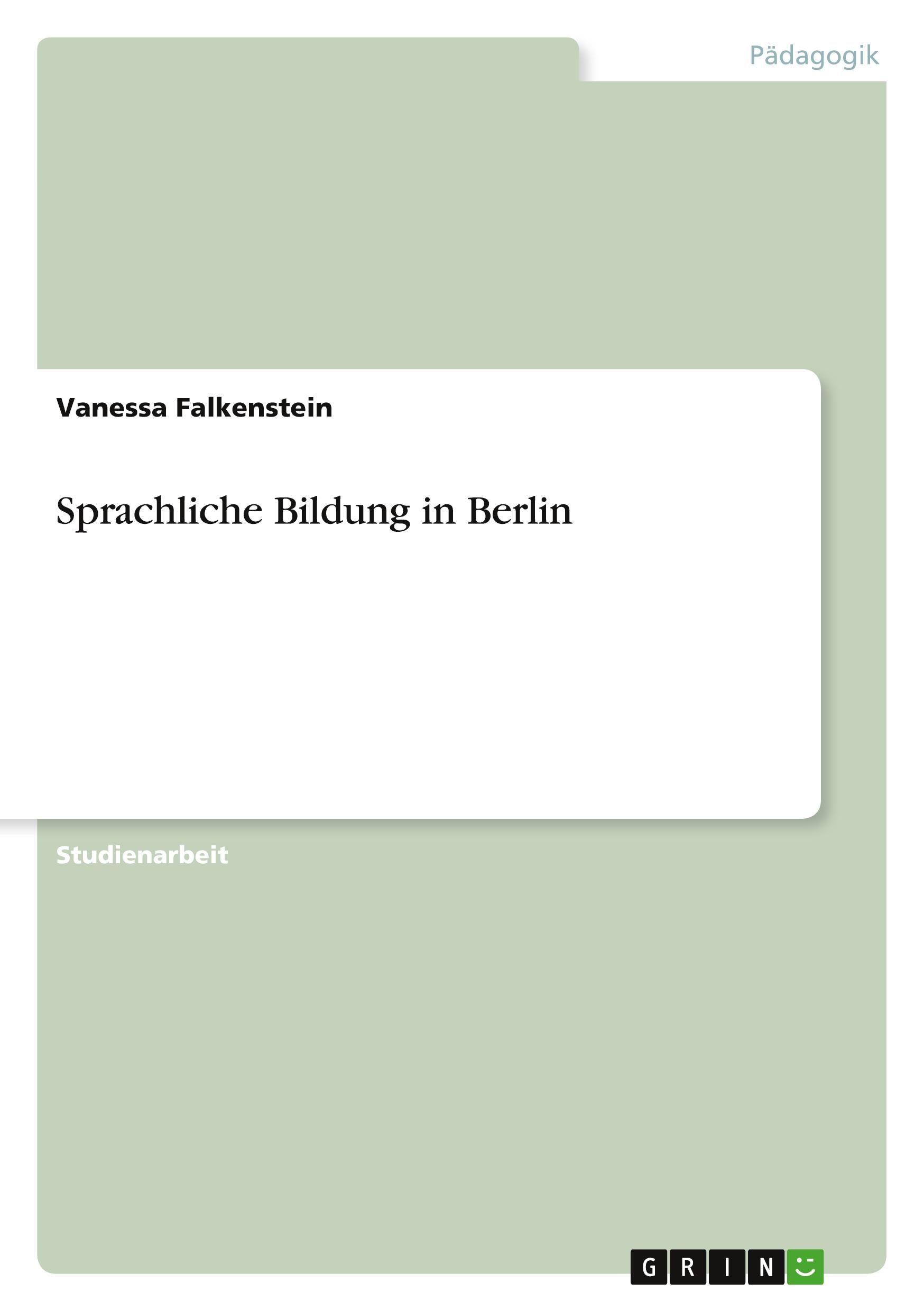 Sprachliche Bildung in Berlin