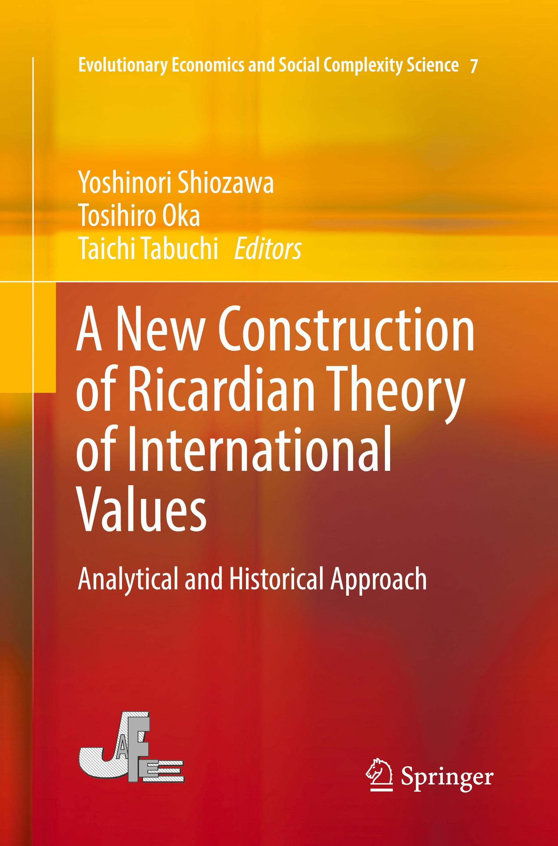 A New Construction of Ricardian Theory of International Values