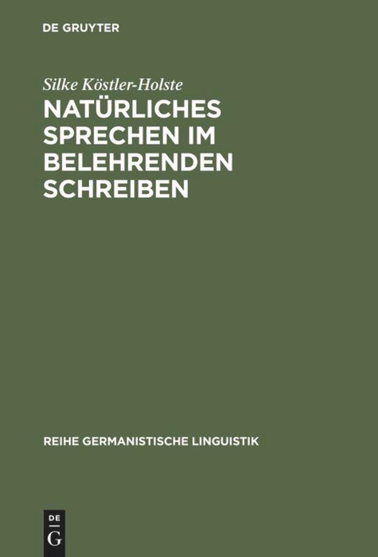 Natürliches Sprechen im belehrenden Schreiben