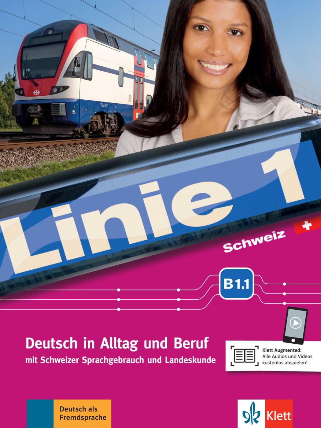 Linie 1 Schweiz B1.1. Kurs- und Übungsbuch mit DVD-ROM