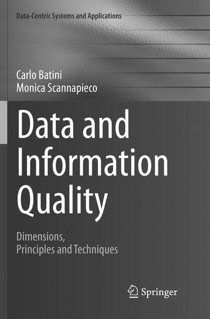 Data and Information Quality