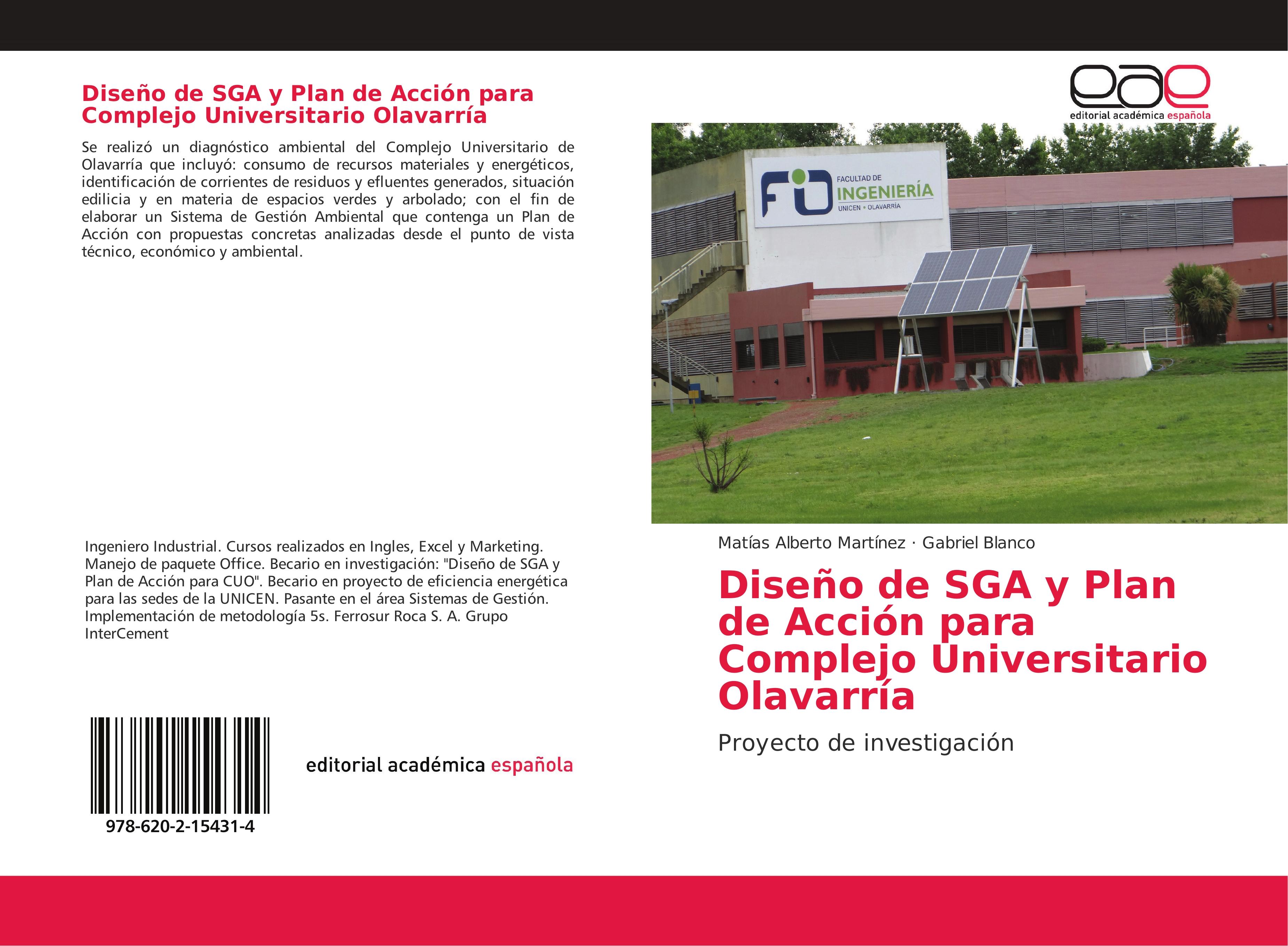 Diseño de SGA y Plan de Acción para Complejo Universitario Olavarría