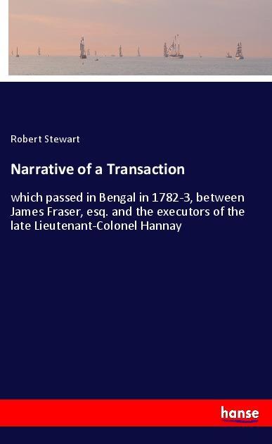 Narrative of a Transaction