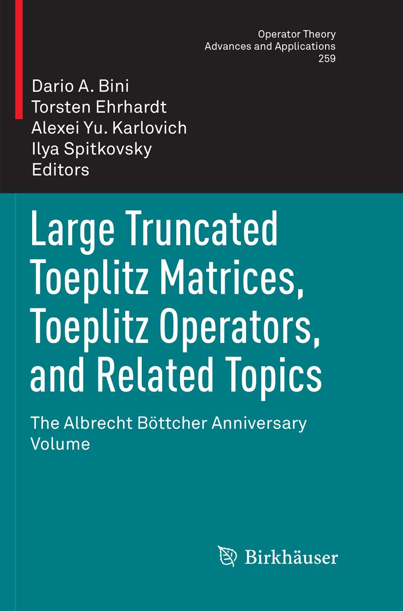 Large Truncated Toeplitz Matrices, Toeplitz Operators, and Related Topics