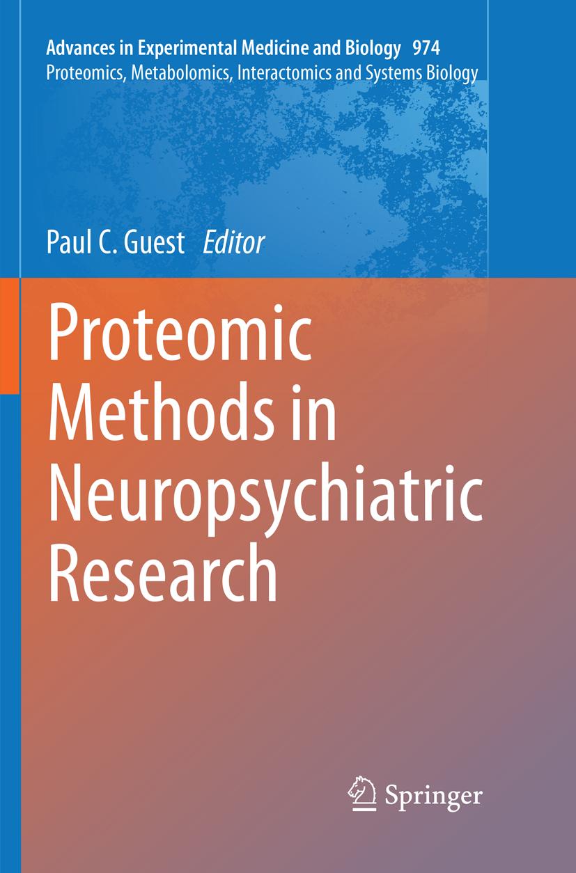 Proteomic Methods in Neuropsychiatric Research