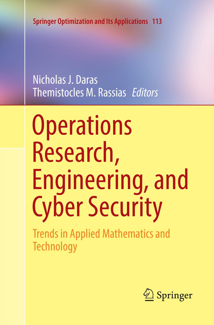 Operations Research, Engineering, and Cyber Security