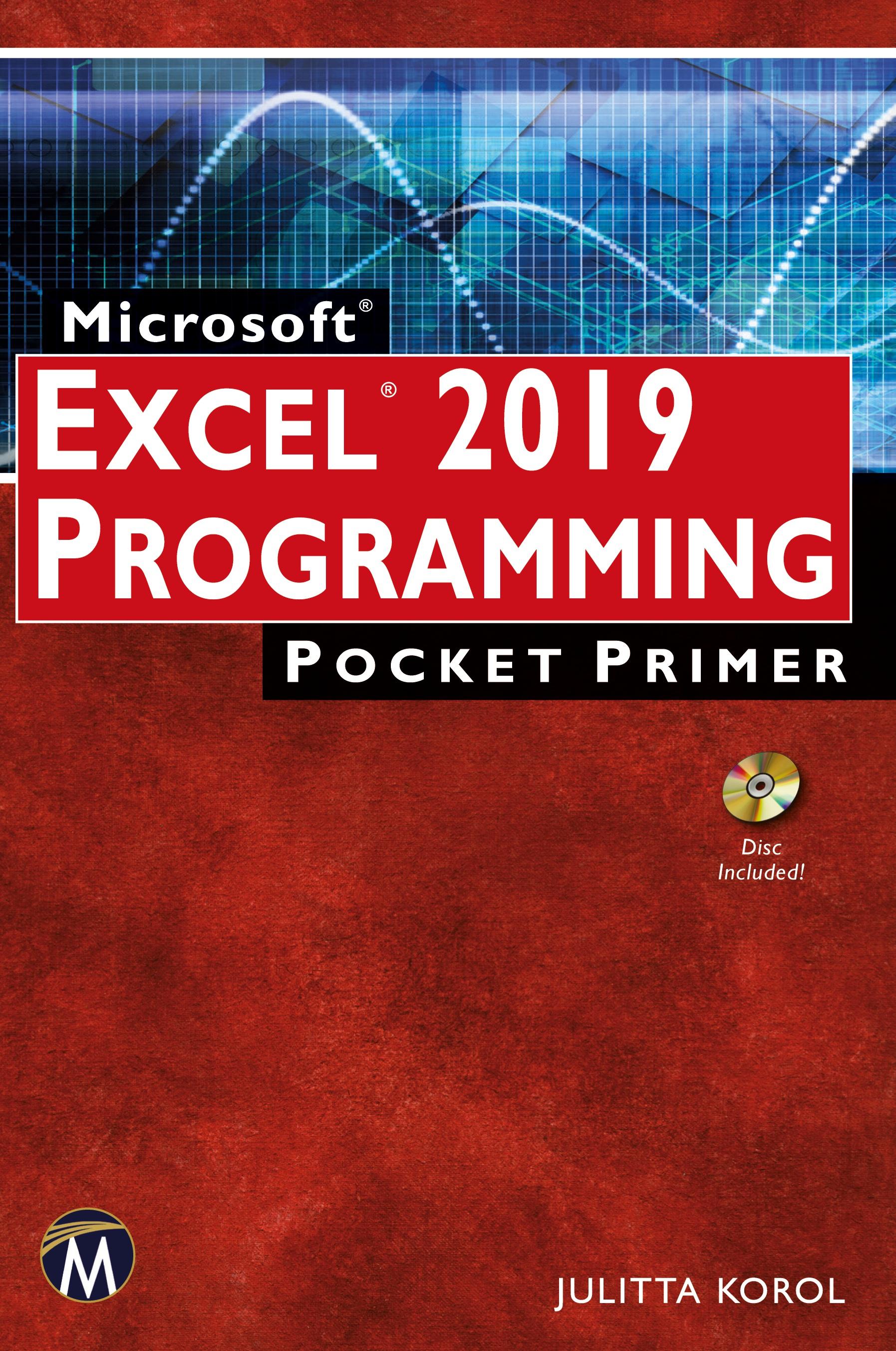 Microsoft Excel 2019 Programming Pocket Primer