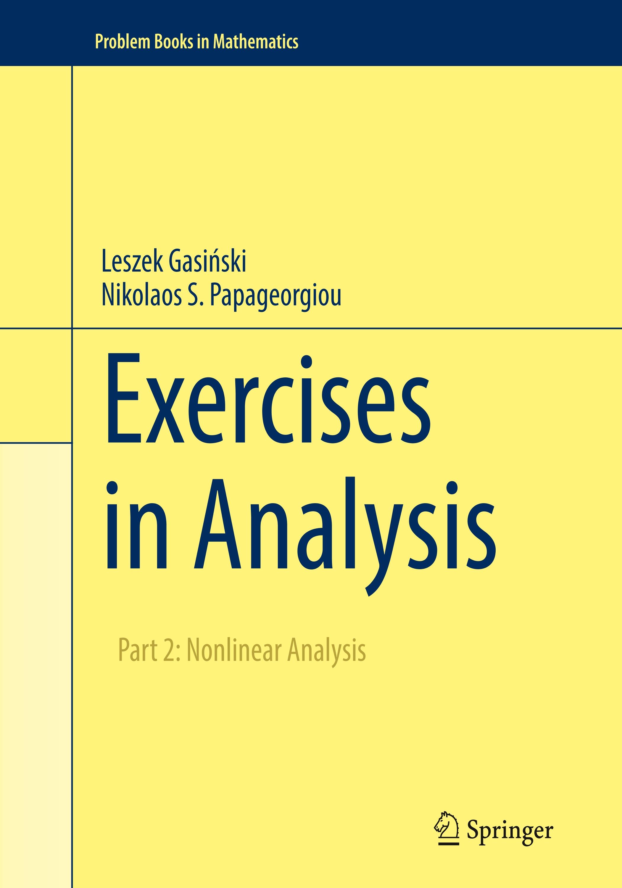 Exercises in Analysis