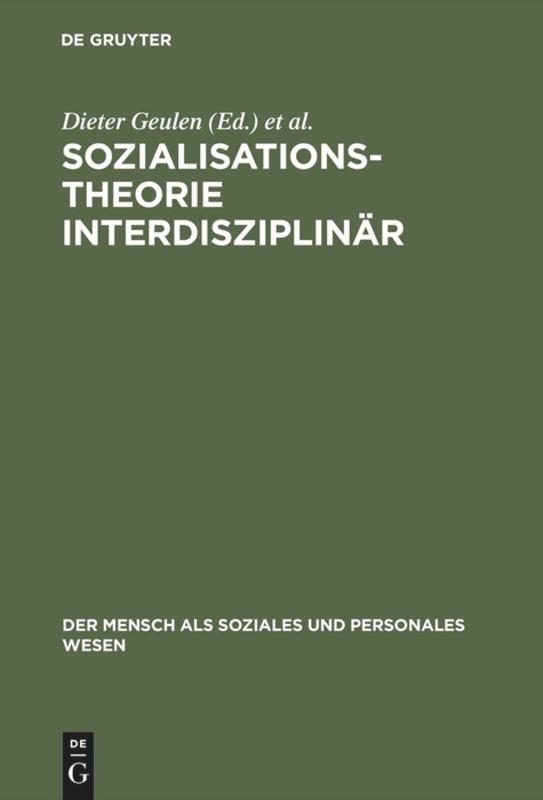 Sozialisationstheorie interdisziplinär